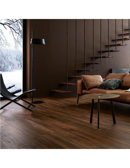 Treverkchic Noce Italiano 15x120 gres porcellanato effetto legno colorato in massa