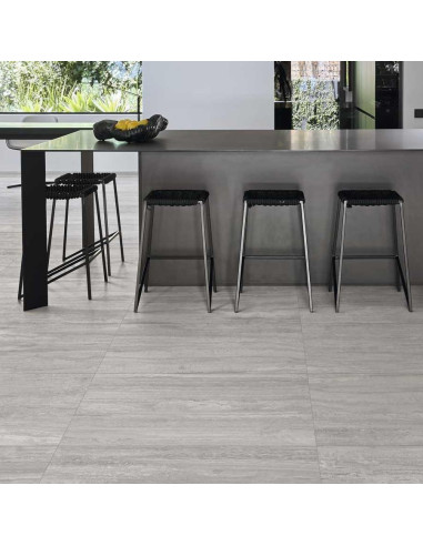 Marazzi Marbleplay Travertino Grigio Lucido 58x116