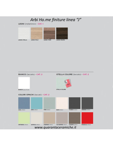 Arbi Ho.me mobile bagno legno york L100xP45 cm