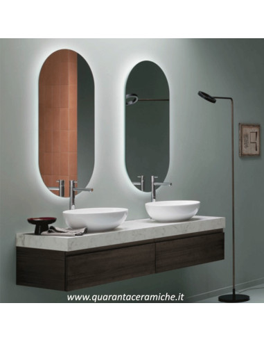 Arbi mobile bagno Home finitura legno magma L160xP45 cm