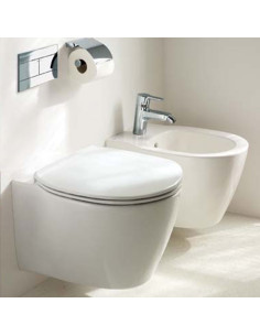 Ideal Standard Connect Space vaso sospeso, bidet e coprivaso rallentato