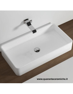 Flaminia Miniwash lavabo sospeso o da appoggio cm 75