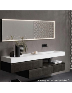 Arbi Code 09 mobile bagno sospeso L200,3xP50,5 cm