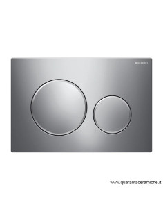 Placca di comando Geberit Sigma 20 Satinato Cromato 246X164 mm