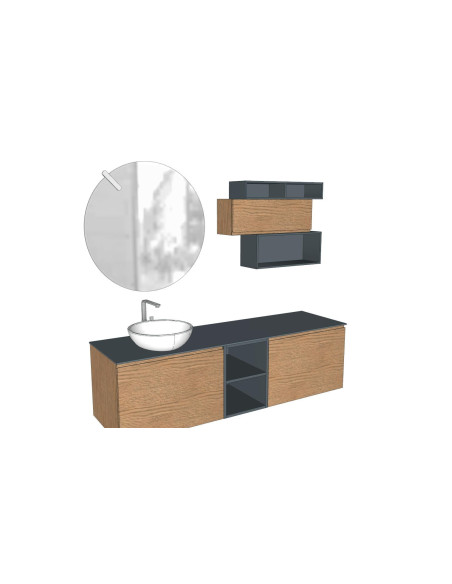 Arbi Street Mobile Bagno Rovere Tabacco