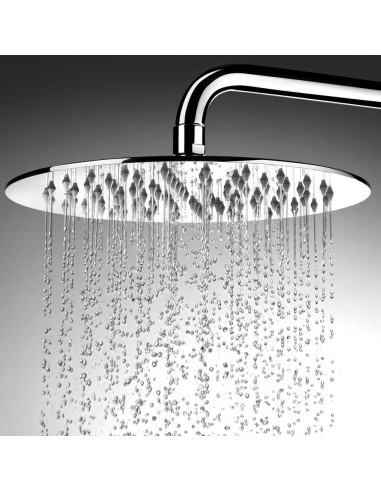 Bossini Soffione Tetis in acciaio inox più duplex Zen