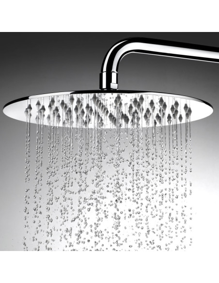 Bossini Soffione Tetis in acciaio inox più duplex Zen