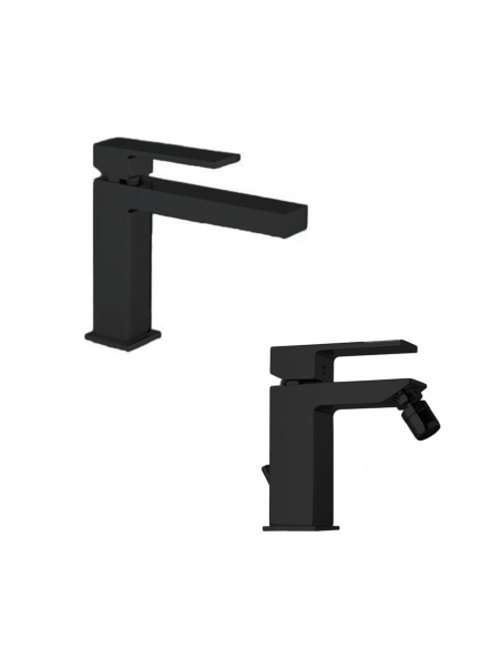 Paini Dax miscelatore lavabo e bidet nero opaco