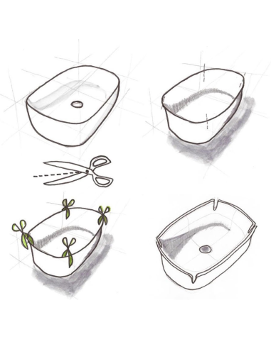 antoniolupi lavabo Bloom 61x41 cm al miglior prezzo