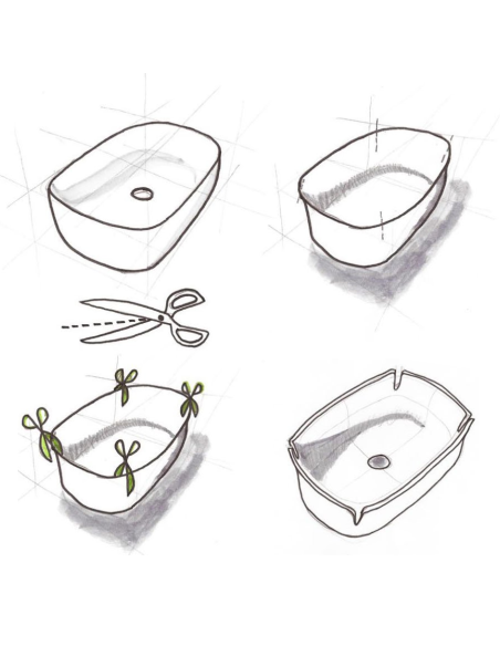 antoniolupi lavabo Bloom 61x41 cm al miglior prezzo