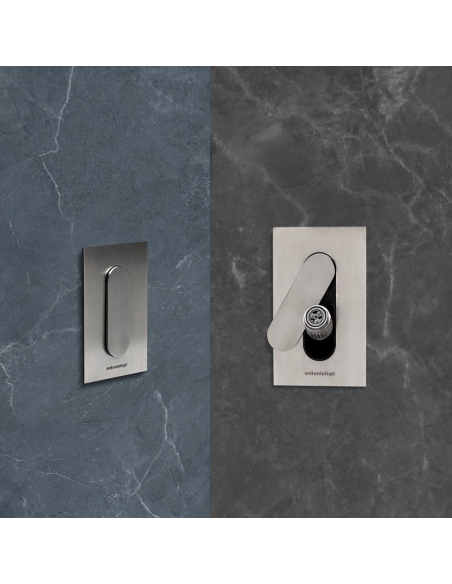 antoniolupi Intenso doccetta igienica da incasso in acciaio inox