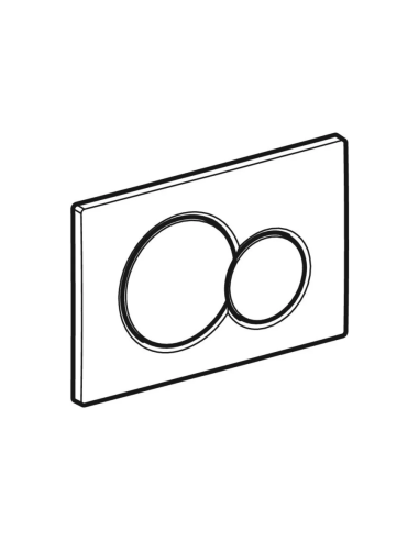 115.770.KA.5 - Geberit Sigma 01 Cromo Lucido - Cromo Satinato