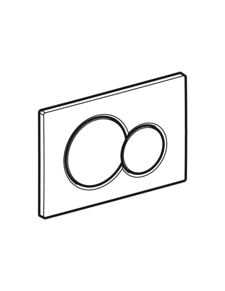 115.770.KA.5 - Geberit Sigma 01 Cromo Lucido - Cromo Satinato