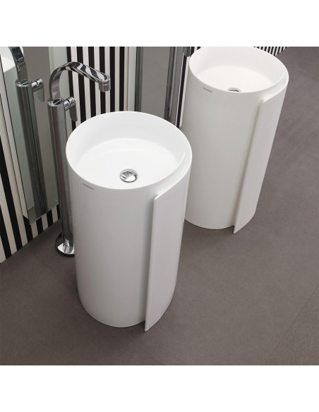 Flaminia Lavabo a colonna MONOROLL a centro stanza - ART MR44C -