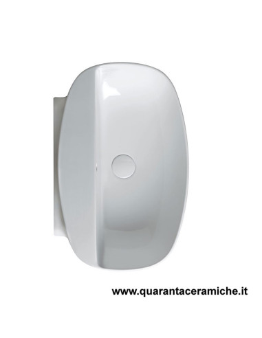 Flaminia Nudaslim 60 lavabo da appoggio o sospeso con piano rubinetteria