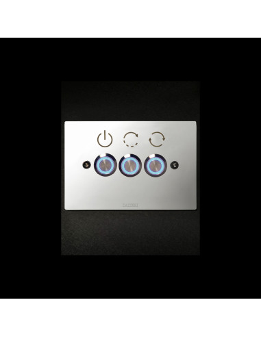 Zazzeri Shirò Skyrain soffione da incasso a soffitto 50x50 - OFFERTA