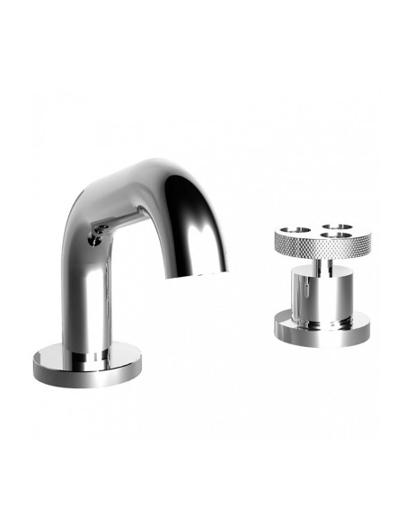 Bongio serie BOWLING lavabo a due fori 38502 - Quaranta Ceramiche Srl