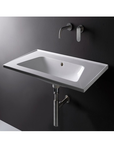 Flaminia - Lavabo sospeso bloom 85 - BM85L - Quaranta Ceramiche Srl