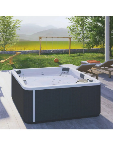 Grandform - Kinedo Minipiscina Happy SPA A500 5 posti bianco/rattan