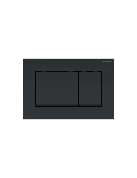 Placca di comando Geberit Sigma 30 nero opaco/nero