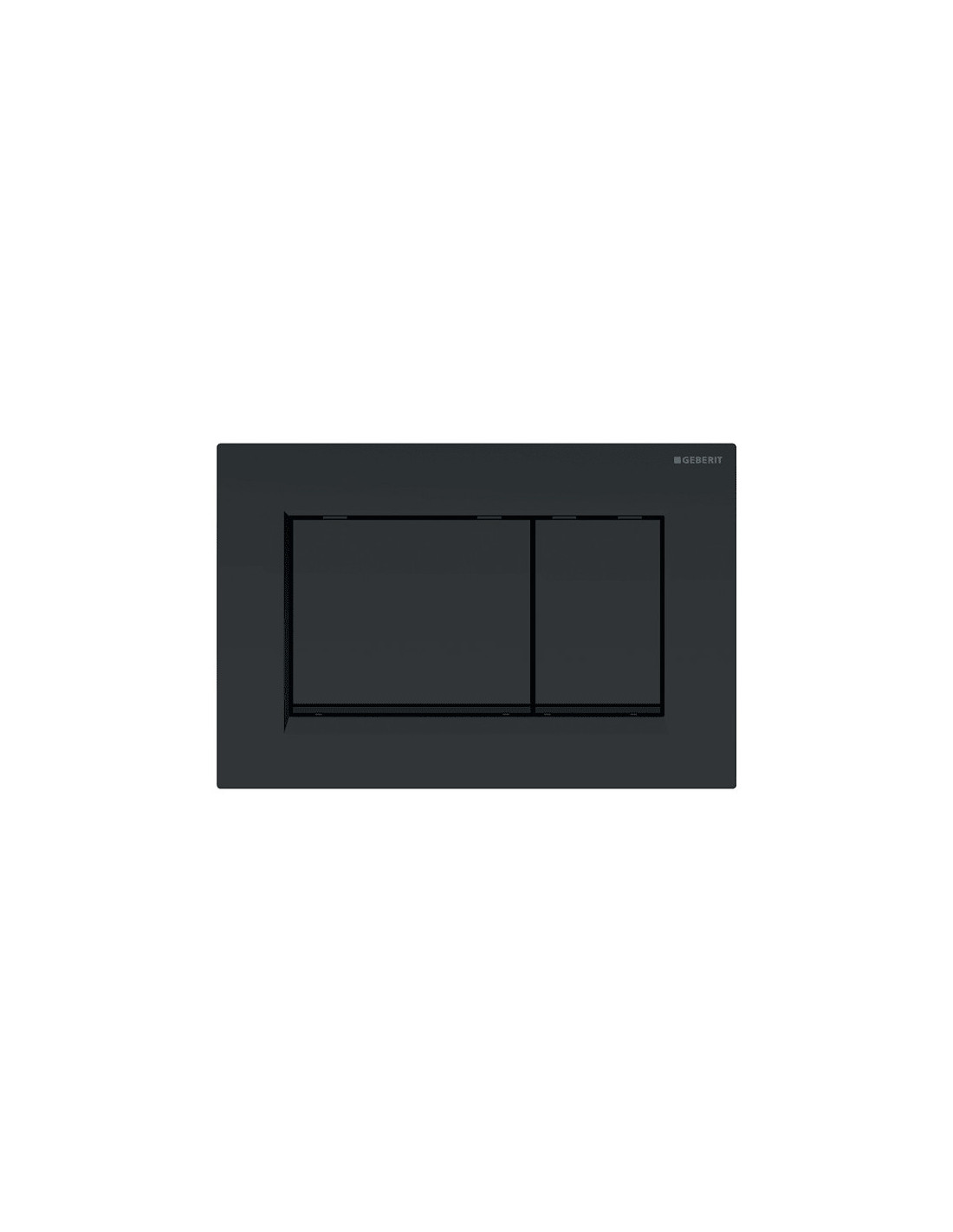 Placca di comando Geberit Sigma 30 nero opaco/nero 115.883.16.1