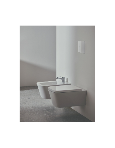 Sanitari sospesi Ideal Standard Blend Cube vaso AquaBlade bidet e coprivaso rallentato