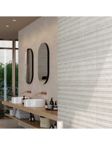 Marazzi Alba Greige Waltone 3D 30x90  M95X - Miglior Prezzo