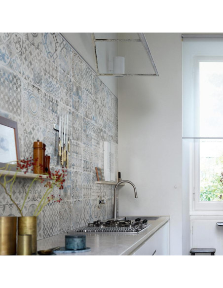 Marazzi Alchimia White Decoro Boho 60x180 M18Q - Miglior Prezzo