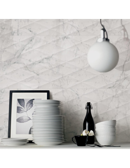 Marazzi Allmarble Wall Altissimo Struttura Pavé Lux 3D 40x120 M71V - Miglior Prezzo