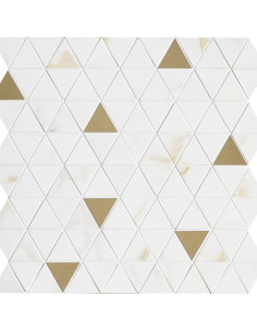 Marazzi Allmarble Wall Golden White Mosaico Tria 40x43 M8H1 - Miglior Prezzo