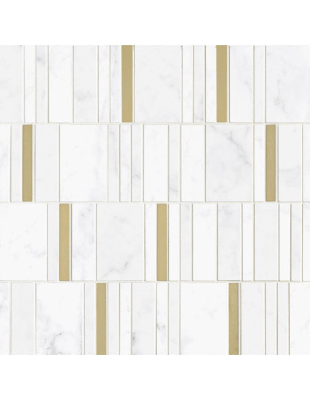 Marazzi Allmarble Wall Altissimo Mosaico Barcode Lux 40x40 M8HA - Miglior Prezzo
