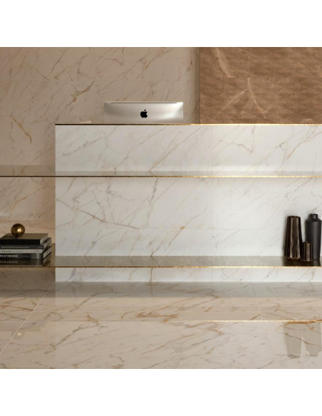 Marazzi Allmarble Wall Golden White Lux 40x120 M6T1 - Miglior Prezzo