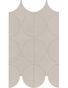 Marazzi Cementum Sand Mosaico cerchi 23,8x41,4 M9Y0 - Miglior Prezzo