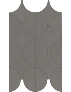 Marazzi Cementum Lead Mosaico cerchi 23,8x41,4 M9Y2 - Miglior Prezzo