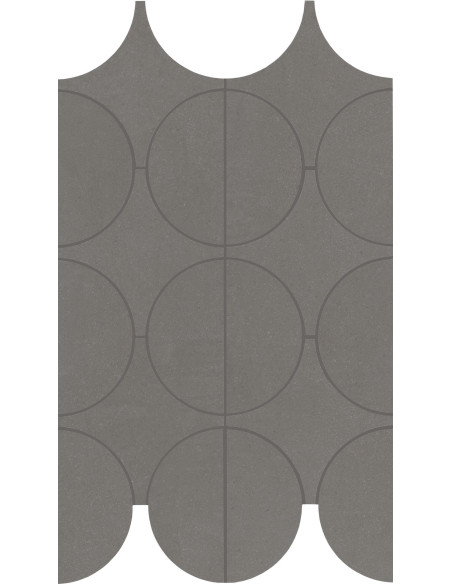 Marazzi Cementum Lead Mosaico cerchi 23,8x41,4 M9Y2 - Miglior Prezzo