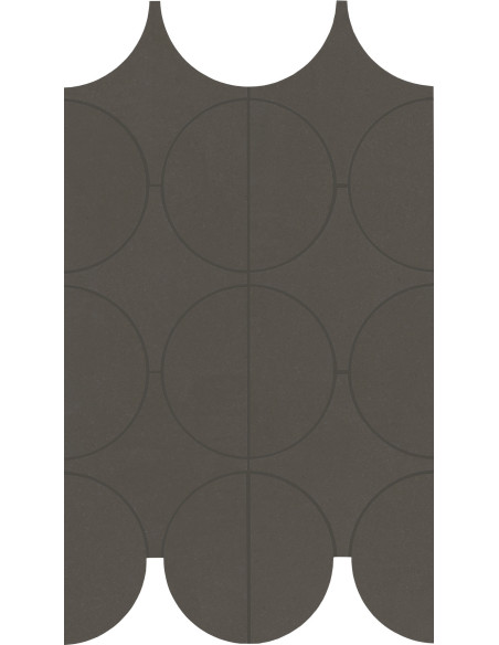 Marazzi Cementum Carbon Mosaico cerchi 23,8x41,4 M9Y4 - Miglior Prezzo