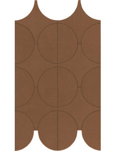 Marazzi Cementum Cotto Mosaico cerchi 23,8x41,4 M9Y6 - Miglior Prezzo