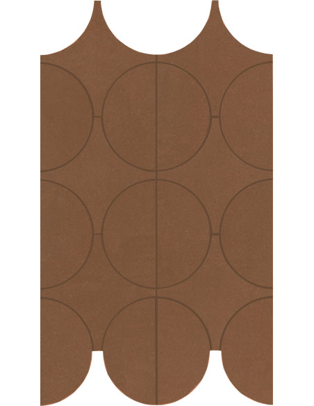 Marazzi Cementum Cotto Mosaico cerchi 23,8x41,4 M9Y6 - Miglior Prezzo