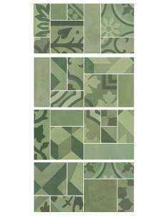 Marazzi D_Segni Blend Mosaico Verde 19x38 M8WN - Miglior Prezzo
