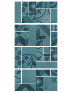 Marazzi D_Segni Blend Mosaico Azzurro 19x38 M8WR - Miglior Prezzo