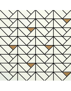 Marazzi Eclettica White Mosaico Bronze 40x40 M3JA - Miglior Prezzo