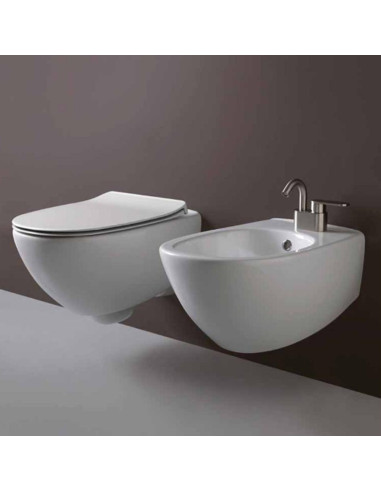 Flaminia Spin vaso Goclean bidet e coprivaso slim rallentato