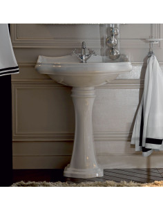 Kerasan Retrò Lavabo con colonna 73 cm