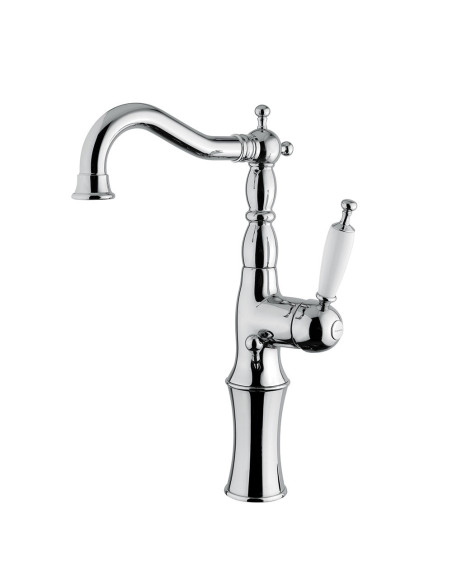 Bugnatese Oxford Monocomando lavabo con prolunga scarico automatico