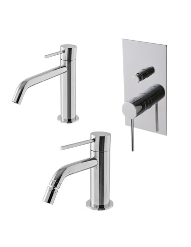 Treemme Up+ Miscelatore Lavabo, bidet e incasso doccia