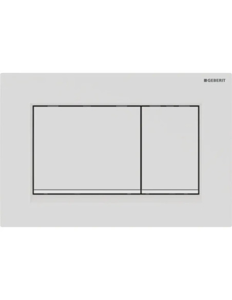 Placca di comando Geberit Sigma 20  bianco opaco/bianco 115.883.01.1