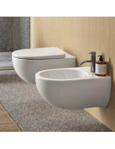 Geberit Selnova Sanitari Sospesi Vaso Rimfree, Bidet e Coprivaso Moderno