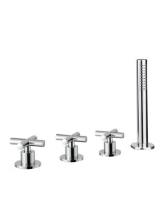 Bugnatese Rodos Batteria bordo vasca 4 fori 7382 - Offerta Online