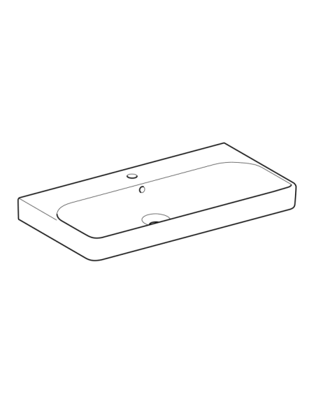 Lavabo Geberit Smyle Square sospeso o d'appoggio 120 cm 500.226.01.1