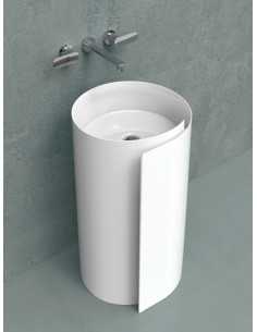 Flaminia Monoroll Lavabo a colonna a parete MR44P - Miglior Prezzo